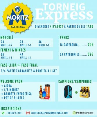 poster del torneo TORNEIG EXPRESS MORTIZ