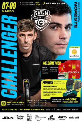 poster del torneo 6º CHALLENGER EVEN PADEL GAVÁ