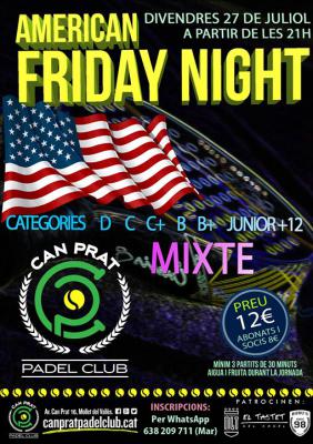 poster del torneo AMERICAN FRIDAY NIGHT MIXTE