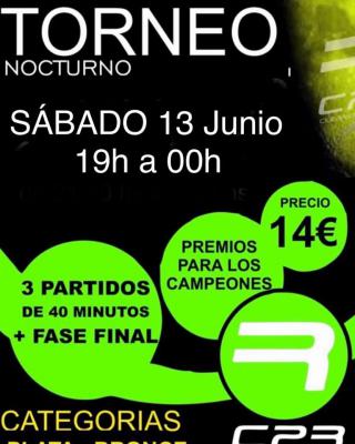poster del torneo TORNEO NOCTURNO