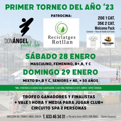 poster del torneo TORNEO DE PADEL