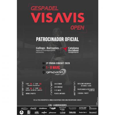 poster del torneo 2ª PROVA CIRCUIT PADEL VISAVIS OPEN