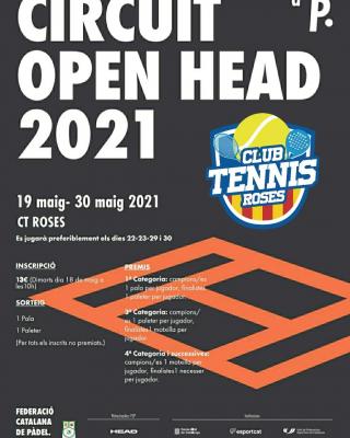 poster del torneo CIRCUIT OPEN HEAD 2021