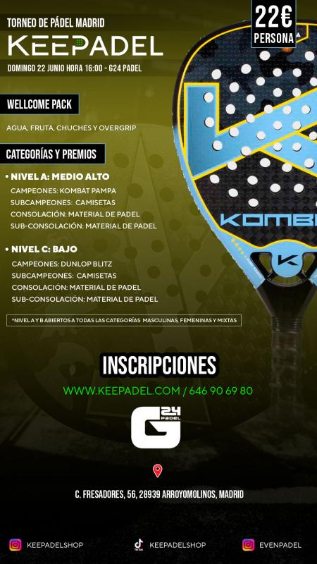 cartel del torneo