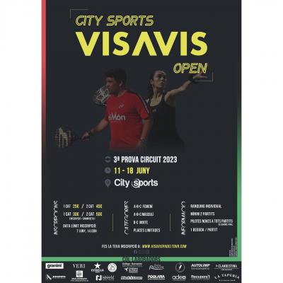 poster torneo CITY SPORTS VISAVIS OPEN