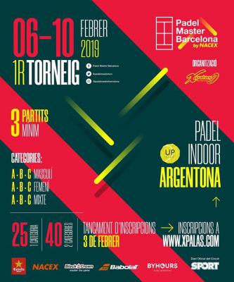 poster del torneo 1R TORNEIG PADEL MASTER BARCELONA