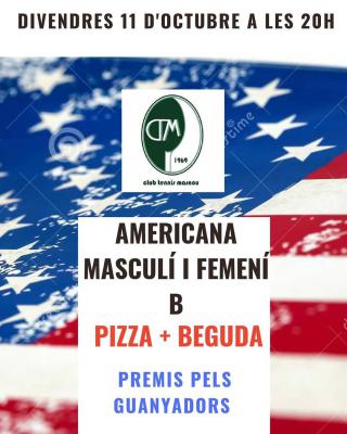 poster del torneo AMERICANA MASCULÍ B FEMENÍ B