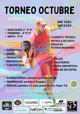 poster del torneo TORNEO 22 OCTUBRE