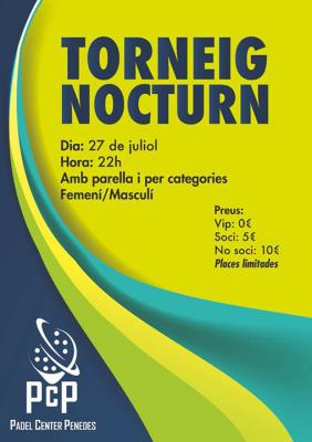 poster del torneo TORNEIG NOCTURN