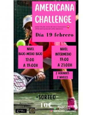 poster del torneo AMERICANA CHALLENGE