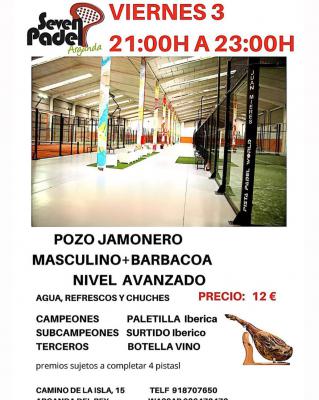 poster del torneo POZO JAMONERO NOCTURNO