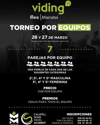 poster del torneo TORNEO POR EQUIPOS