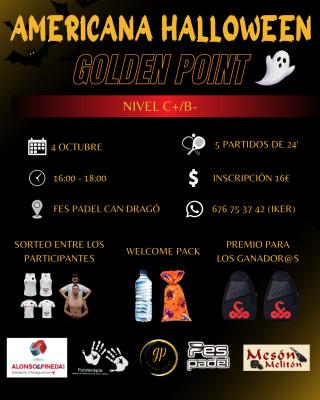 poster torneo AMERICANA HALLOWEEN GOLDEN POINT