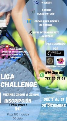 poster del torneo LIGA CHALLENGE