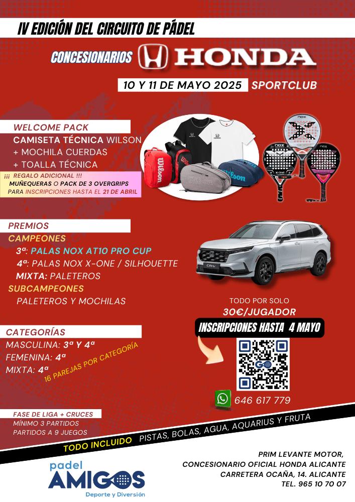 cartel del torneo