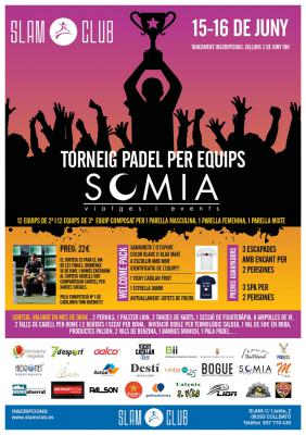 poster del torneo TORNEIG PER EQUIPS SOMIA VIATGES
