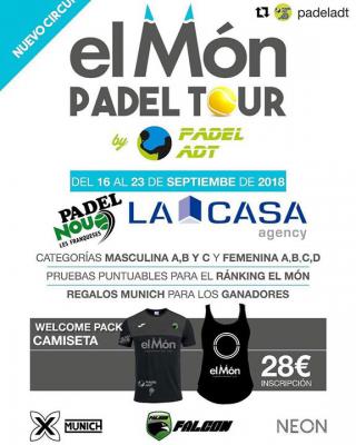 poster del torneo EL MÓN PADEL TOUR