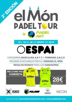 poster del torneo 2A EDICIÓN EL MÓN PADEL TOUR