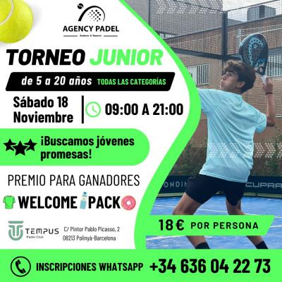 poster del torneo AGENCY PADEL TOUR