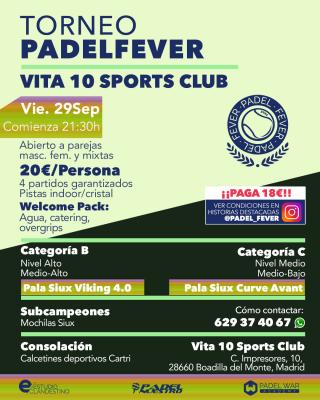 poster del torneo ¡ULTIMAS PLAZAS! - ABIERTO A PAREJAS MASCULINAS, FEMENINAS Y MIXTAS