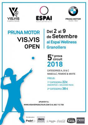 poster del torneo 5a PROVA CIRCUIT VISaVIS PÀDEL TOUR