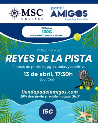 poster del torneo REYES PISTA MSC CRUCEROS