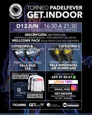 poster del torneo TORNEO PADEL FEVER - DOM12JUN