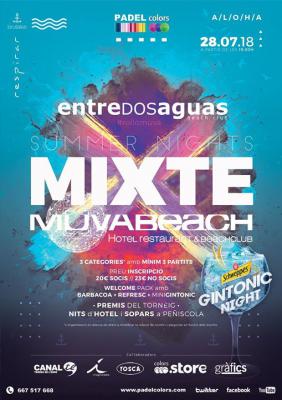 poster del torneo SUMMER NIGHTS MIXTE MUVABEACH
