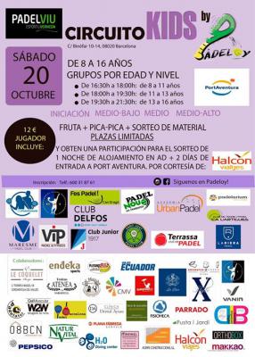 poster del torneo CIRCUITO KIDS PADELOY