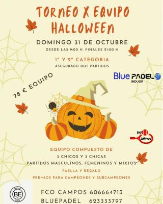 poster torneo TORNEO POR EQUIPOS HALLOWEEN