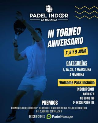 poster del torneo III TOREO ANIVERSARIO