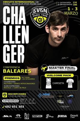 poster del torneo 1ER CHALLENGER EVEN PADEL PORTITXOL