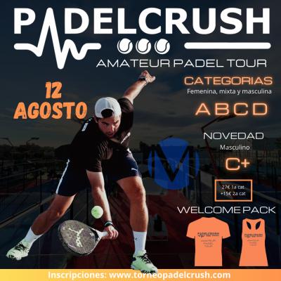 poster del torneo PADELCRUSH