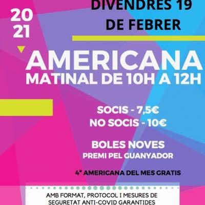 poster del torneo AMERICANA MATINAL