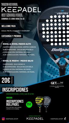 poster del torneo TORNEO KEEPADEL & GET INDOOR
