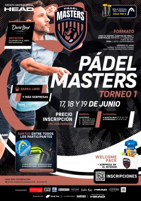 poster del torneo TORNEO 01 PÁDEL MASTERS