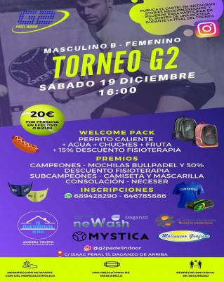 poster del torneo TORNEO G2
