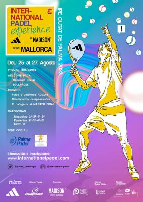 poster del torneo INTERNATIONAL PADEL EXPERIENCE 2023