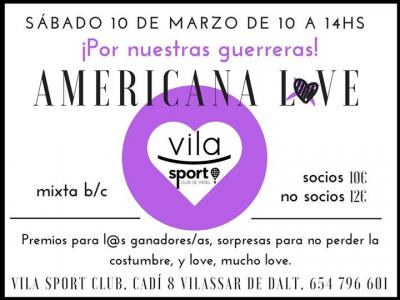 poster del torneo AMERICANA LOVE