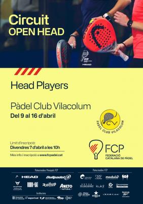 poster torneo CIRCUIT OPEN HEAD PLAYERS