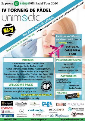 poster del torneo IV TORNEIG UNIMEDIC
