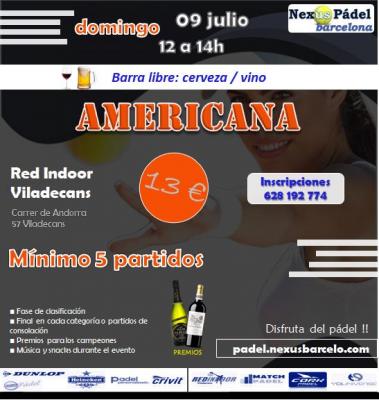 poster del torneo AMERICANA PREMIUM + BARRA LIBRE 🍺🍷
