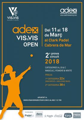 poster del torneo 2ª PROVA OPEN VISaVIS