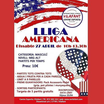 poster torneo LLIGA AMERICANA