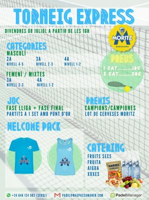poster del torneo TORNEIG EXPRESS MORTIZ