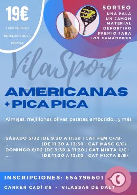 poster del torneo AMERICANA PICA-PICA VILASPORT