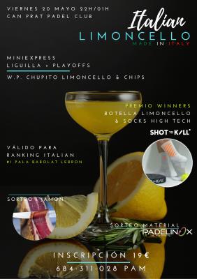 poster del torneo ITALIAN LIMONCELLO