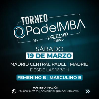poster del torneo TORNEO EXPRESS PADELMBA BY PADELVIP