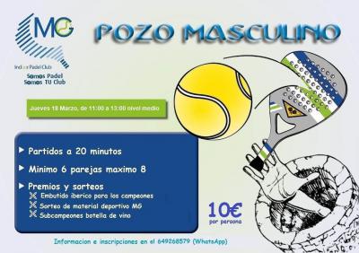 poster del torneo POZO MASCULINO