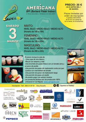 poster del torneo MEGA AMERICANA PADELOY